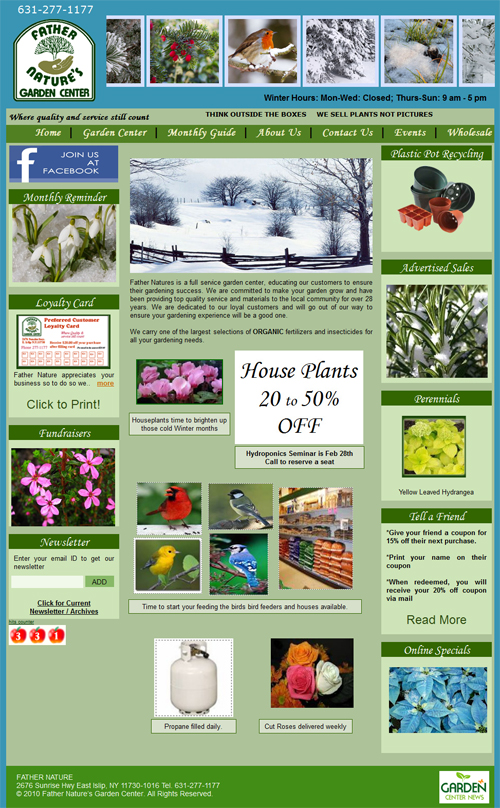 Father Nature S Garden Center Garden Center News